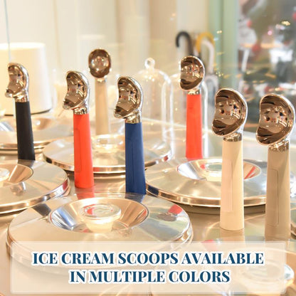 Heated Ice Cream Scoop Rechargeable Battery Electric Ice Cream Scooper for Scooping Hard Ice Cream, Metal Spoon 2 Oz IP 67 Waterproof LED Display Easy Clean Durable Kitchen Gadgets